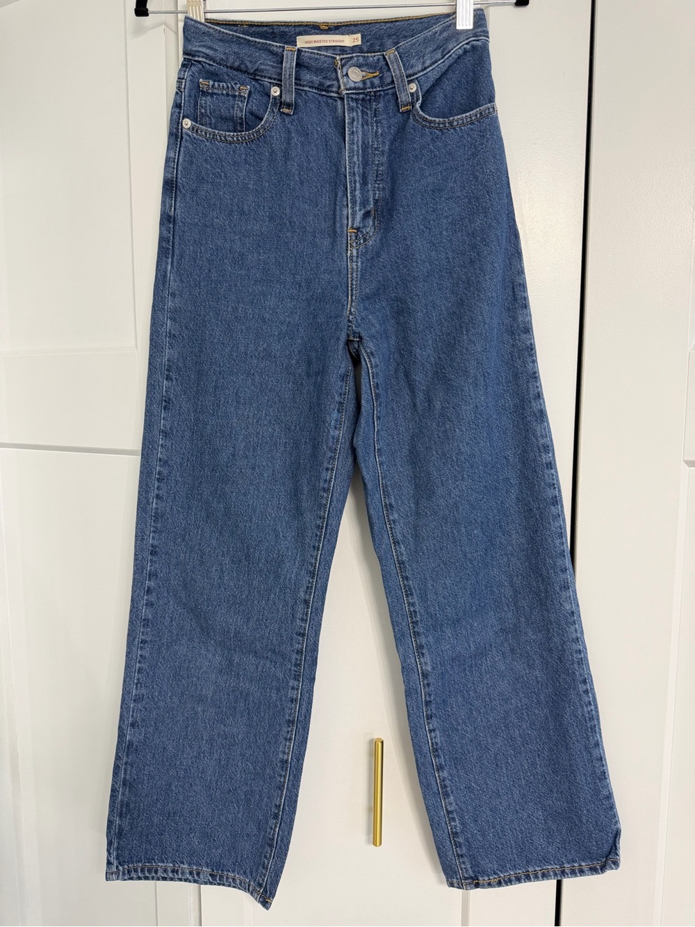 Levi's High Waisted Straight Jeans